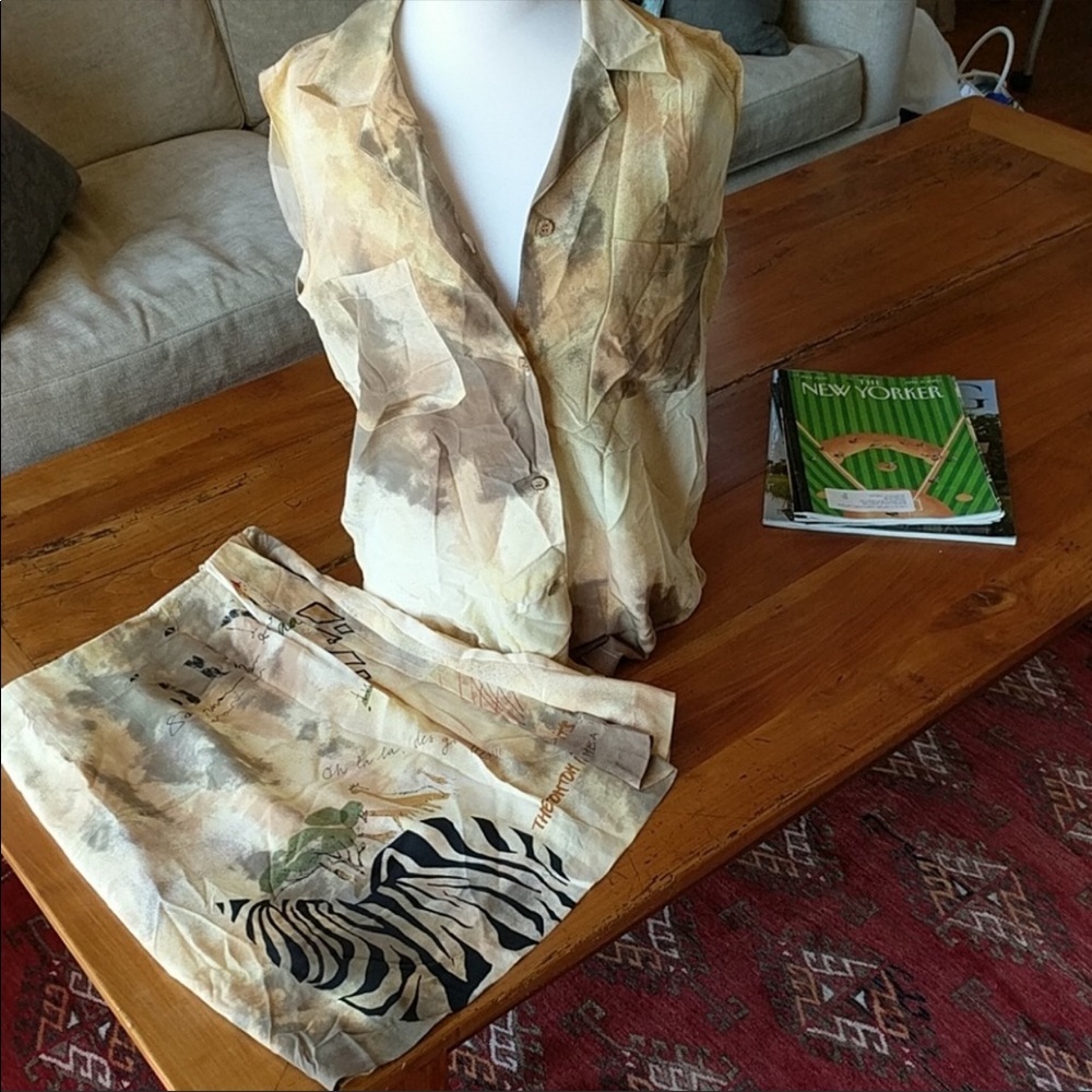 Augusta Silk safari outfit.